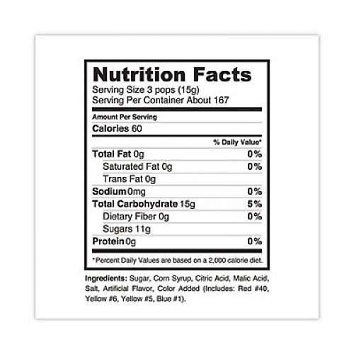 Spangler Dum-Dum-Pops, 15 Assorted Flavors, 500 Pieces/Bag (22000772)