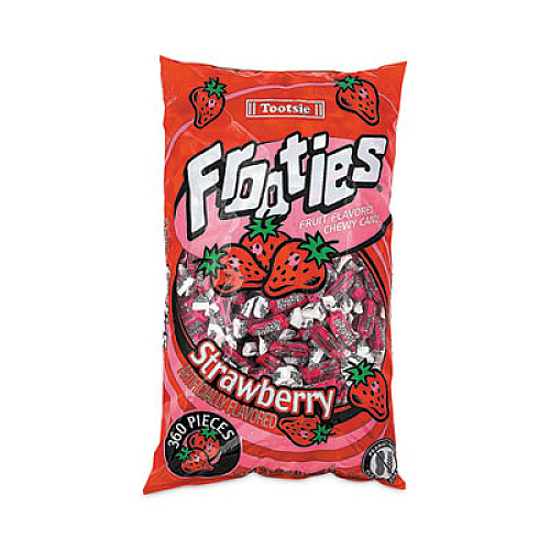 Tootsie Roll Frooties, Strawberry, 38.8 oz Bag, 360 Pieces/Bag (20900090)