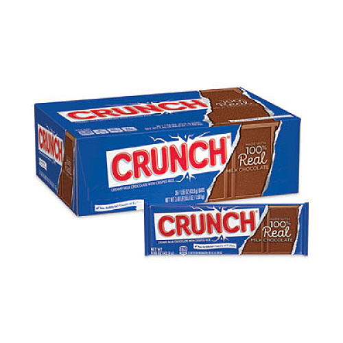 Nestl Crunch Bar, Individually Wrapped, 1.55 oz, 36/Carton (20900164)