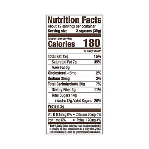 Ghirardelli Squares Premium Dark Chocolate Assortment, 14.86 oz Bag (30001037)