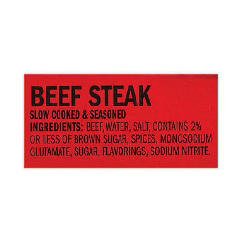 Jack Links Beef Steak, Original, 1 oz, 12/Box (27800002)