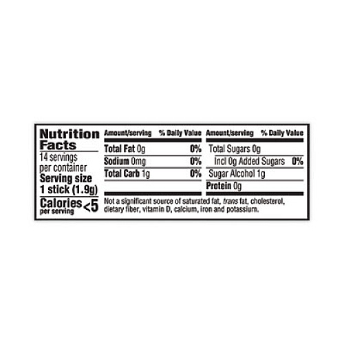 Trident Sugar-Free Gum, Spearmint, 14 Pieces/Pack, 12 Packs/Carton (30400008)