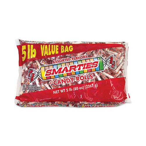 Nestl Smarties Candy Rolls, 5 lb Bag (20900009)