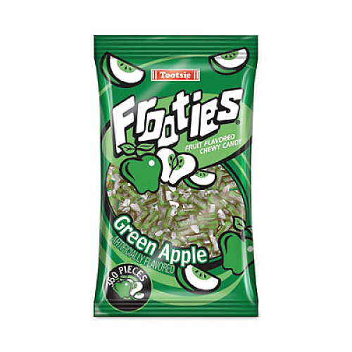 Tootsie Roll Frooties, Green Apple, 38.8 oz Bag, 360 Pieces/Bag (20900088)