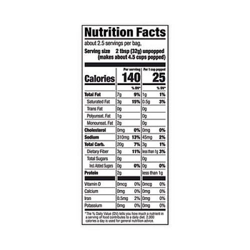 Act II Butter Lovers Microwave Popcorn, 2.75 oz Bag, 36/Carton (20902591)