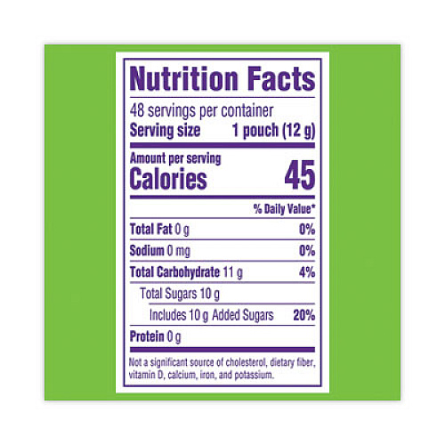 Lik-m-aid Fun Dip Candy, Assorted Flavors, 0.43 oz Pouches, 48/Box (20900166)