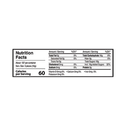 King Leo Peppermint Soft Mint Puffs, 5 lb Bag (21000050)