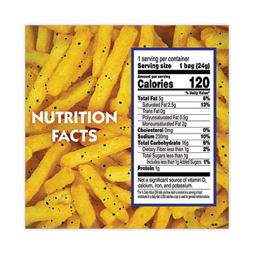 Andy Capps Cheddar Fries, 0.85 oz Bag, 72/Carton (20900464)