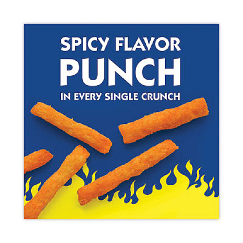 Andy Capps Hot Fries, Spicy Hot, 0.85 oz Bag, 72/Carton (20900465)