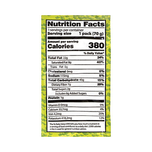 Lul Platanitos Plantain Chips, 2.5 oz/Pack, 30 Packs/Carton (20902612)