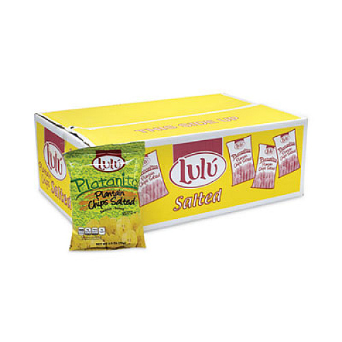 Lul Platanitos Plantain Chips, 2.5 oz/Pack, 30 Packs/Carton (20902612)