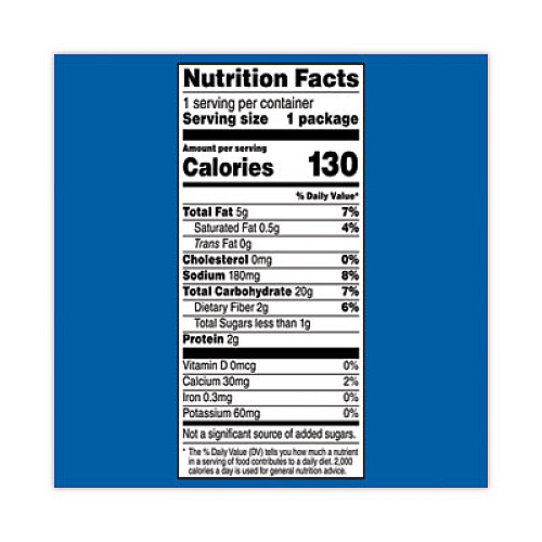 Doritos Reduced Fat Cool Ranch Tortilla Chips, 1 oz Bag, 72 Bags/Carton (29500056)
