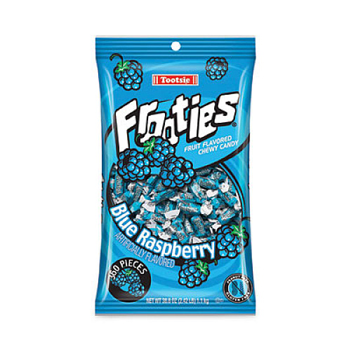 Tootsie Roll Frooties, Blue Raspberry, 38.8 oz Bag, 360 Pieces/Bag (20900086)