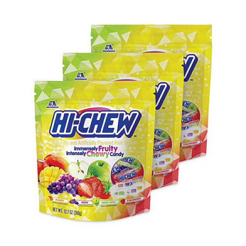 Hi-Chew Fruit Chews, Original, 12.7 oz, 3/Carton (20902502)