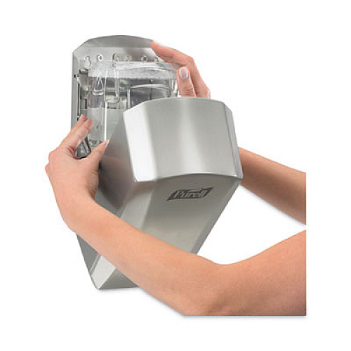 PURELL LTX Behavioral Health Dispenser, 1,200 mL, 6.54 x 4.1 x 11.22, Stainless Steel (192601CT)