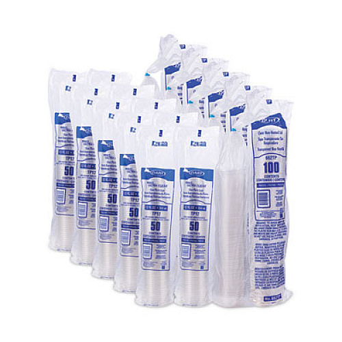 Dart Clear PET Grab n Go Kit Combo with Insert, 12 oz, Plastic, Clear, 500/Carton (PF35C1CP)
