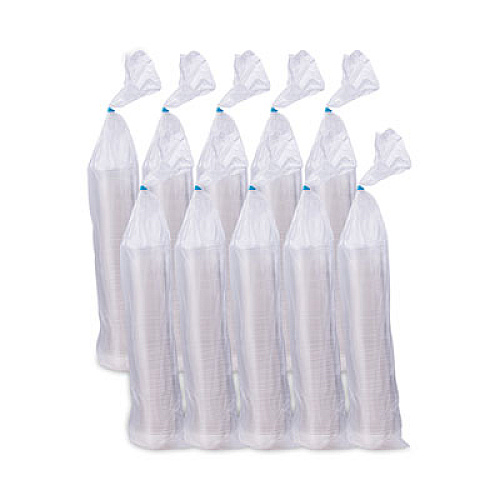 Dart Single Compartment Cup Insert, 3.5 oz, Plastic, Clear, 1,000/Carton (PF35C1)
