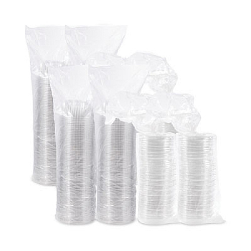 Dart PresentaBowls Bowl/Lid Combo-Paks, 16 oz, 5.38" Diameter x 2.6" h, Clear, Plastic, 63/Pack, 4 Pack/Carton (PET16BCD)