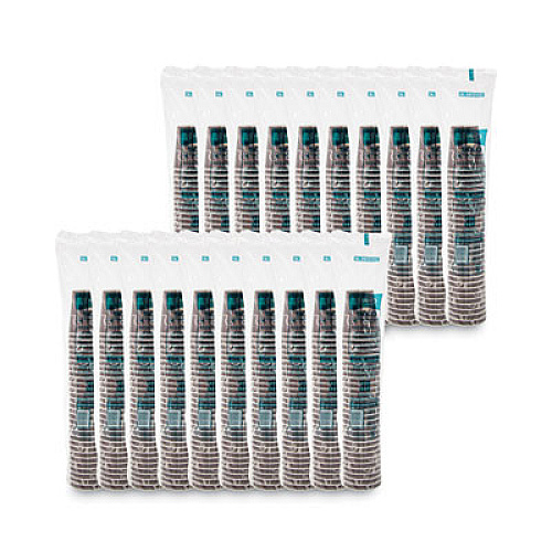 SOLO Thermoguard Insulated Paper Hot Cups, 12 oz, Steam Print Design, 600/Carton (DWTG12STCT)