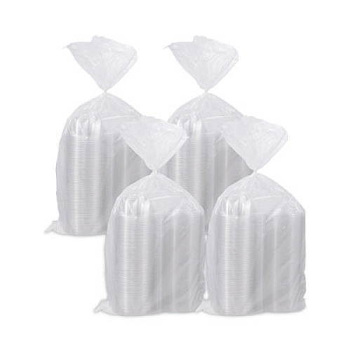 Dart SafeSeal Tamper-Resistant, Tamper-Evident Bowls with Dome Lid, 12 oz, 5.5" Diameter x 2.6" h, Clear, Plastic, 240/Carton (CTR12BD)