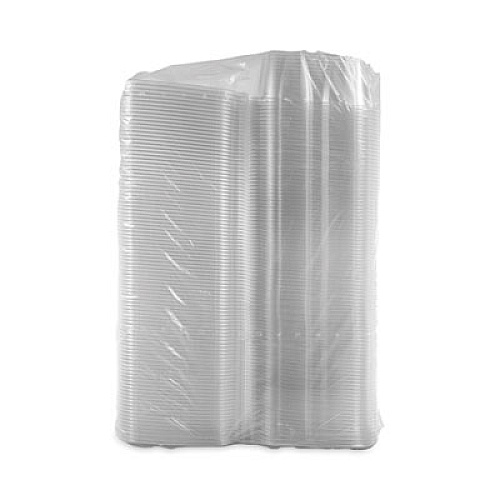Dart ClearPac SafeSeal Tamper-Resistant/Evident Containers, Flat Lid, 64 oz, Clear, Plastic, 100/Bag, 2 Bags/Carton (CH64DEF)