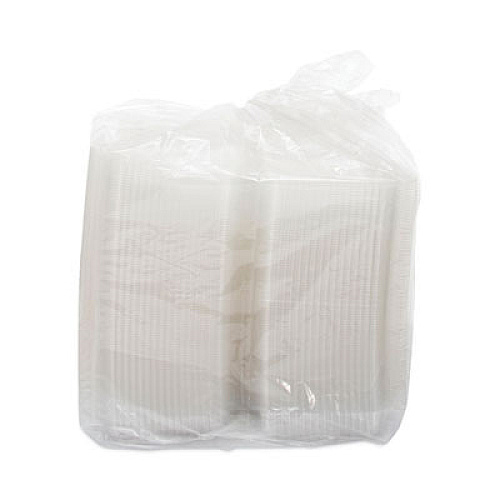 Dart StayLock Clear Hinged Lid Containers, 50.2 oz, 6.8 x 13.4 x 2.6, Plastic, 200/Carton (C90UT1)