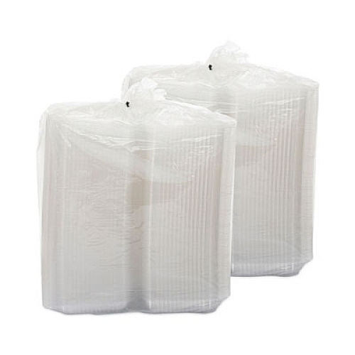 Dart StayLock Clear Hinged Lid Containers, 9.4 x 6.8 x 2.1, Clear, Plastic, 250/Carton (C30UT1)