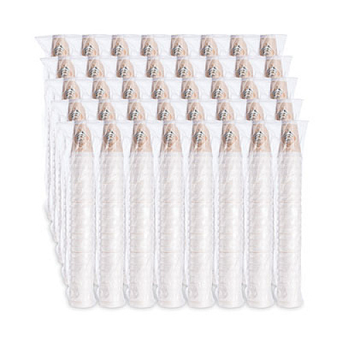 Dart Cafe G Foam Hot/Cold Cups, 16 oz, Brown/Green/White, 1,000/Carton (16X16G167318)