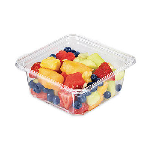 Dart TamperGuard Snack Boxes, 32 oz, 6.3 x 6.3 x 2.6, Clear, Plastic, 300/Carton (SB32TG1)