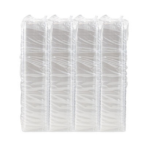 Dart TamperGuard Snack Boxes, 24 oz, 6.3 x 6.3 x 2.1, Clear, Plastic, 300/Carton (SB24TG1)