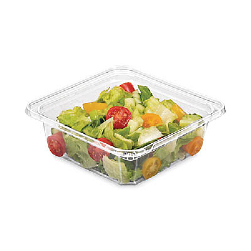 Dart TamperGuard Snack Boxes, 24 oz, 6.3 x 6.3 x 2.1, Clear, Plastic, 300/Carton (SB24TG1)