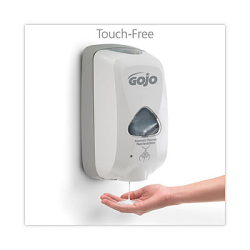 GOJO TFX Touch-Free Automatic Foam Soap Dispenser, 1,200 mL, 4.1 x 6 x 10.6, Gray (274012)