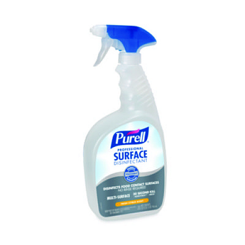 PURELL Professional Surface Disinfectant, Fresh Citrus, 32 oz Spray Bottle, 6/Carton (334206)