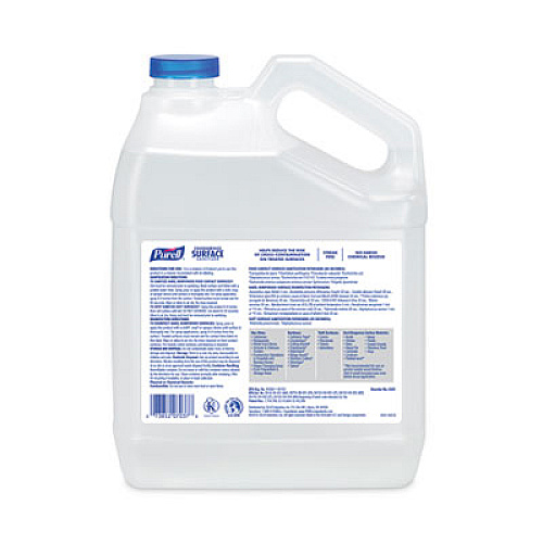 PURELL Foodservice Surface Sanitizer, Fragrance Free, 1 gal Bottle (434104EA)