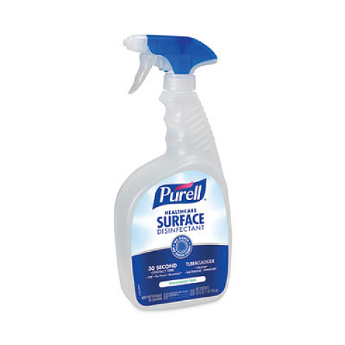 PURELL Healthcare Surface Disinfectant, Fragrance Free, 32 oz Spray Bottle, 6/Carton (334006CT)