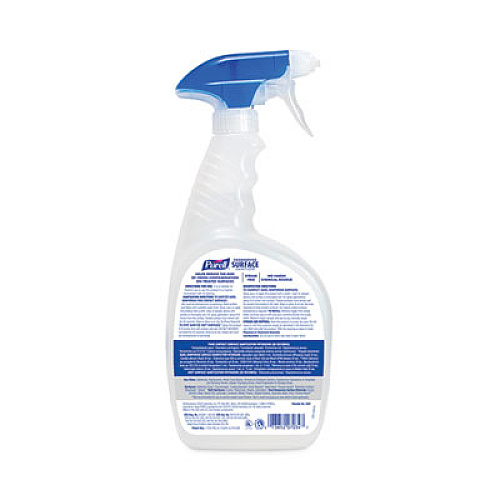 PURELL Foodservice Surface Sanitizer3, Fragrance Free, 32 oz Bottle with Spray Trigger Attached, 6/Carton (334106RTL)