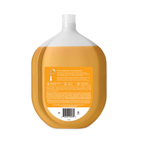 Method Dish Soap Refill Tub, Clementine Scent, 54 oz Tub, 4/Carton (10576)