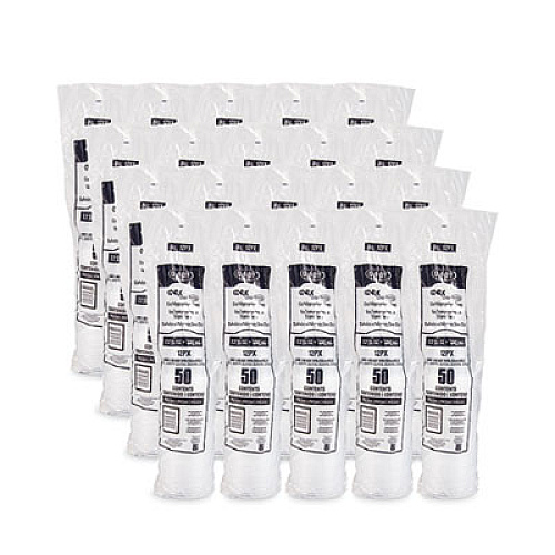 Dart Conex ClearPro Plastic Cold Cups, 12 oz, Clear, 50/Sleeve, 20 Sleeves/Carton (12PX)