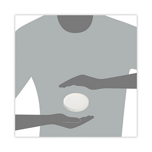 SOLO Spiral-Wound Paper Hot Cup Lids, Fits 16 oz Hot Cups, Paper, White, 25/Sleeve, 20 Sleeves/Carton (CA16A)