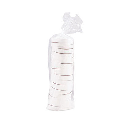 SOLO Paper Lids for Food Containers, For 16 oz Containers, Vented, 3.9" Diameter x 0.9" h, White, 25/Bag, 20 Bags/Carton (CH16A)