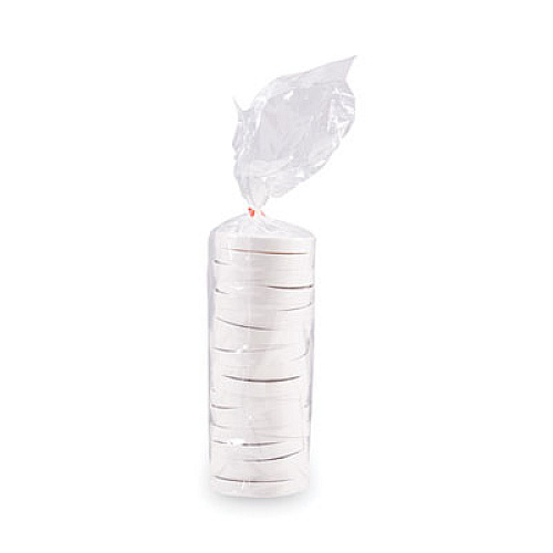 SOLO Paper Lids for Food Containers, For 32 oz Containers, Vented, 4.6" Diameter x 0.7" h, White, 25/Bag, 20 Bags/Carton (CH32A)