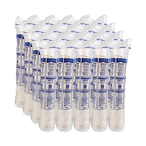 SOLO Double Sided Poly Paper Cold Cups, 21 oz, Symphony Design, 50/Pack, 20 Packs/Carton (RNP21PSYM)