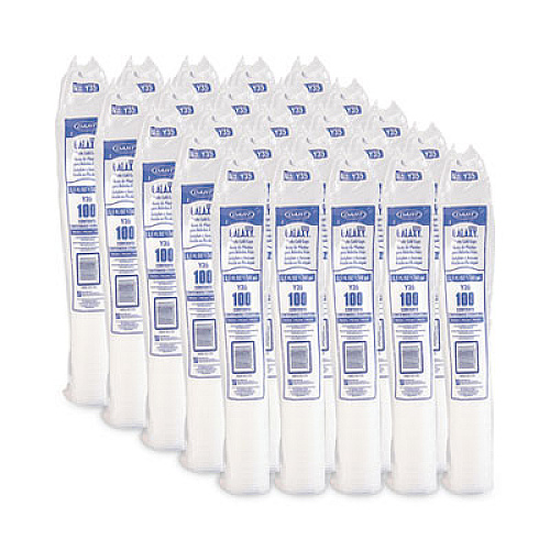 Dart High-Impact Polystyrene Cold Cups, 3.5 oz, Plastic, Translucent, 100/Pack (Y35PK)