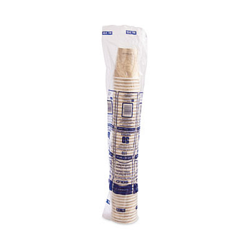 SOLO Mistique Hot Paper Cups, 10 oz, Brown, 1,000/Carton (510MS)