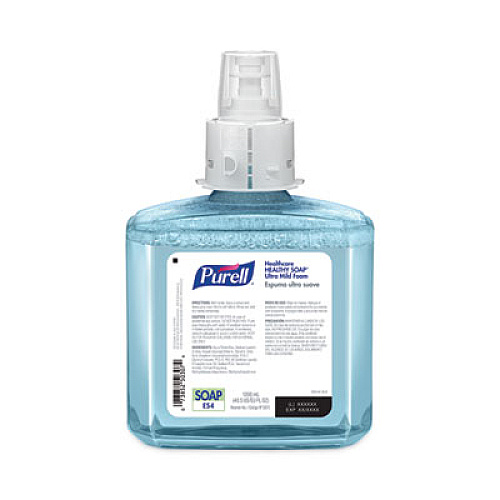 PURELL Healthcare HEALTHY SOAP Ultramild Foam Refill, For ES4 Dispensers, Clean and Fresh Scent, 1,200 mL, 2/Carton (507502)
