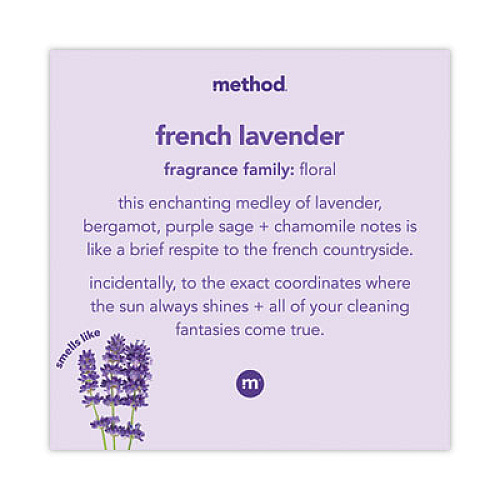 Method Foaming Hand Wash, French Lavender Scent, 10 oz, 6/Carton (383154CT)