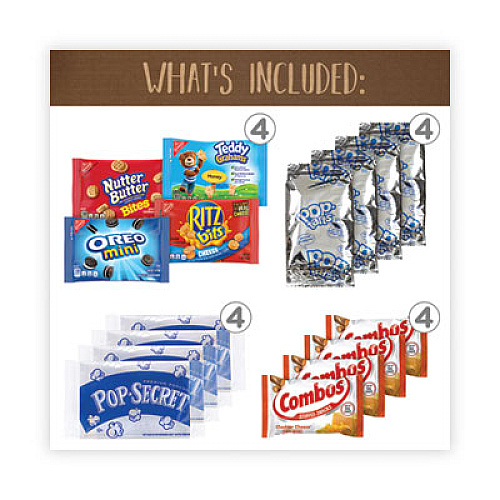 Snack Box Pros Quarantine Snack Box, 42 Assorted Snacks/Box, 5 lb Box (70000085)