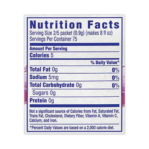 Crystal Light On-The-Go Sugar-Free Drink Mix, Raspberry Ice, 0.08 oz Single-Serving Tube, 30/Pk, 2 Packs/Carton (30700152)
