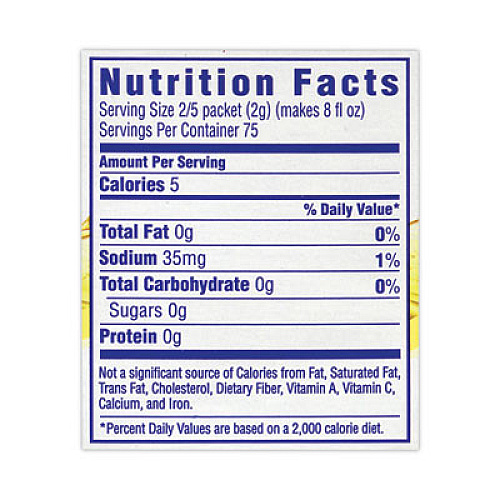 Crystal Light On-The-Go Sugar-Free Drink Mix, Lemonade, 0.17 oz Single-Serving Tubes, 30/Pack, 2 Packs/Carton (30700153)