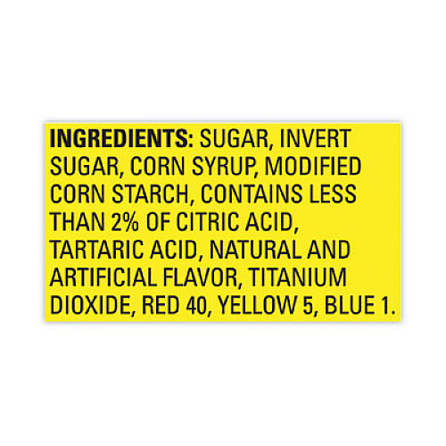 Sour Patch Kids Chewy Candy, Watermelon, 2 oz Bags, 24/Carton (30400004)